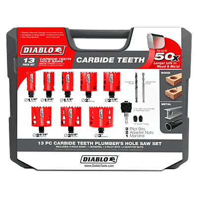 Diablo General Purpose Hole Saw Sets Diablo General Purpose Hole Saw Sets