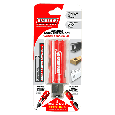 Diablo Bi-Metal Hole Saws