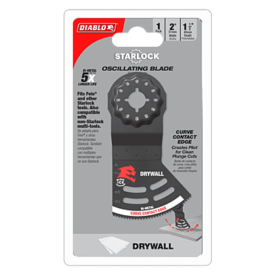 Diablo Bi-Metal Oscillating Blades for Drywall Diablo Bi-Metal Oscillating Blades for Drywall