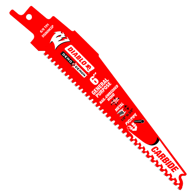 Diablo Carbide Reciprocating General Purpose Diablo Carbide Reciprocating General Purpose