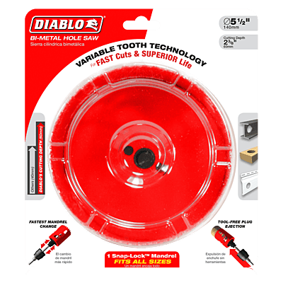 Diablo Bi-Metal Hole Saws