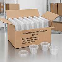1oz Souffle Cups HYP PP 45mm 20/125