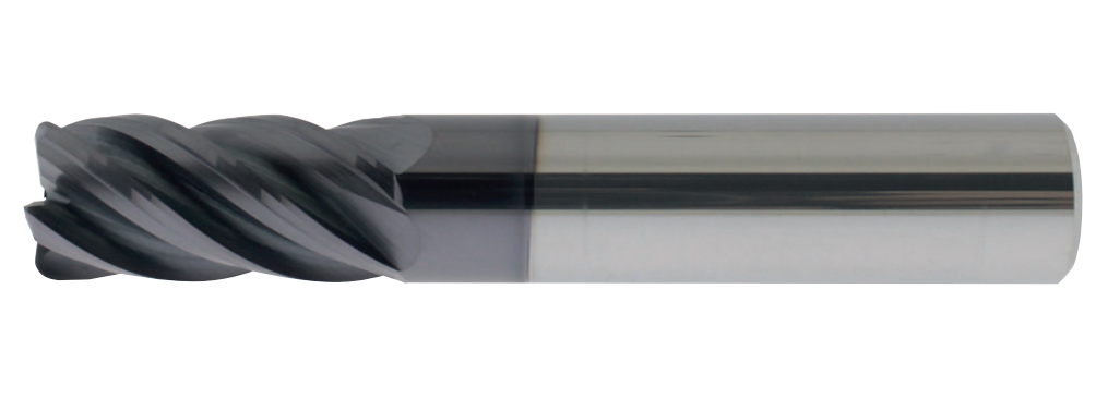 DPB72S Coated Ultra High Performance Solid Carbide Variable Helix 5 Flute HPC End Mill(02500.12500.R05.R00300.)