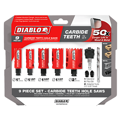 Diablo General Purpose Hole Saw Sets Diablo General Purpose Hole Saw Sets