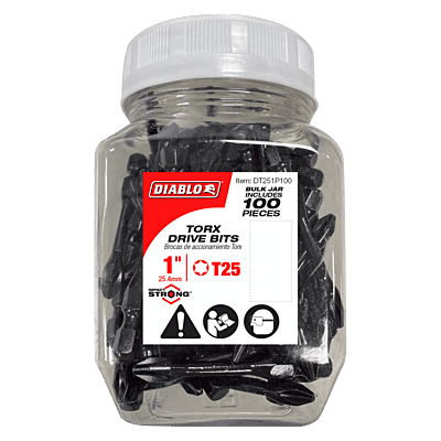 Diablo Screwdriving Torx
Drive Bits Diablo Screwdriving Torx
Drive Bits