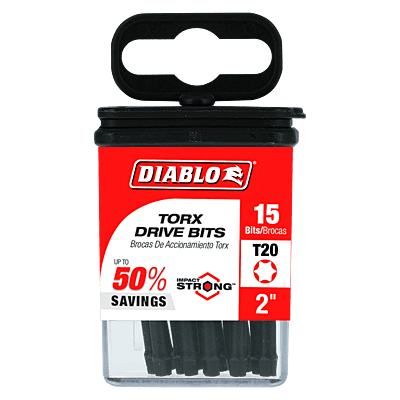 Diablo Screwdriving Torx Drive Bits Diablo Screwdriving Torx Drive Bits