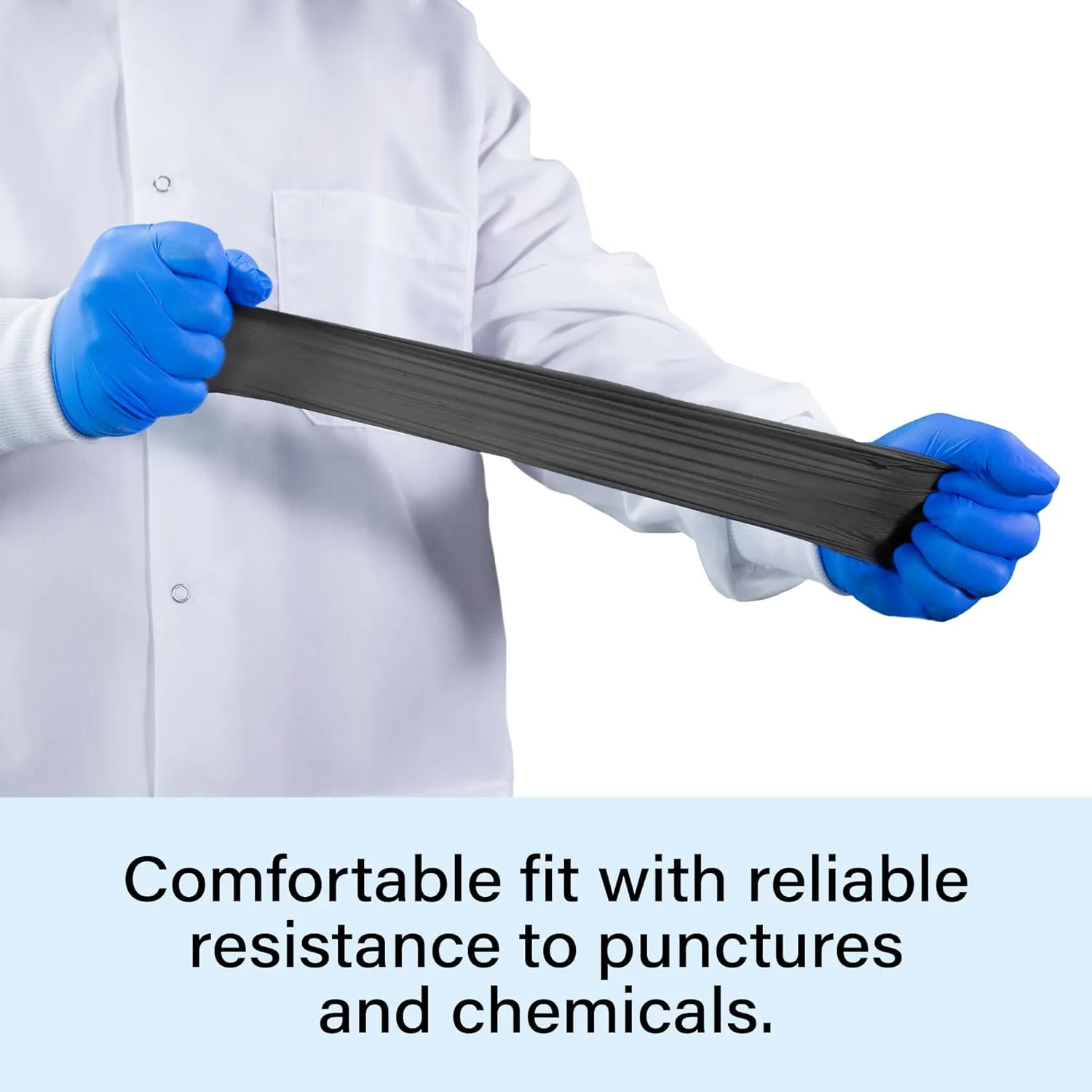 1st Choice Professional Powder-Free Exam-Grade Black Nitrile Gloves