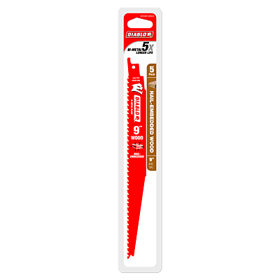 Diablo Bi-Metal Reciprocating Blades Nail-Embedded Wood
