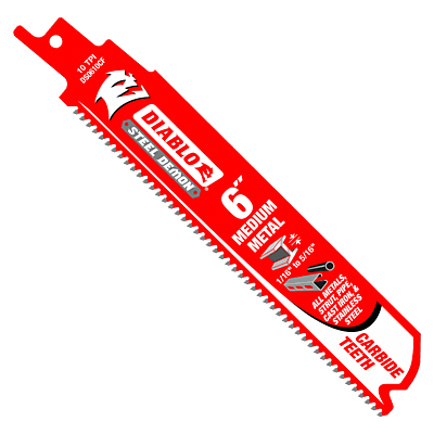 Diablo Carbide Reciprocating  Metal Medium