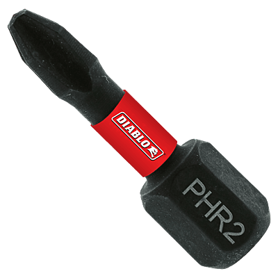 Diablo Screwdriving Phillips 
Drive Bits