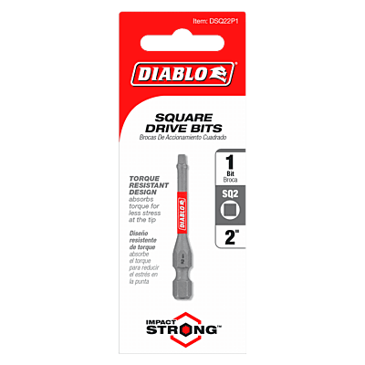 Diablo Screwdriving Square 
Drive Bits