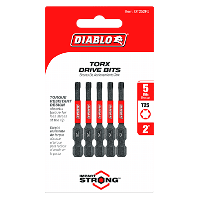 Diablo Screwdriving Torx
Drive Bits Diablo Screwdriving Torx
Drive Bits