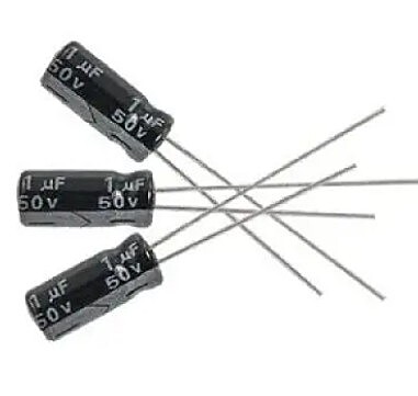 1uf/50v ELECTROLYTIC CAPACITOR