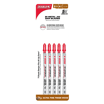 DIABLO - 4" Jig Saw Blades for Cuts in Wood DIABLO - 4" Jig Saw Blades for Cuts in Wood