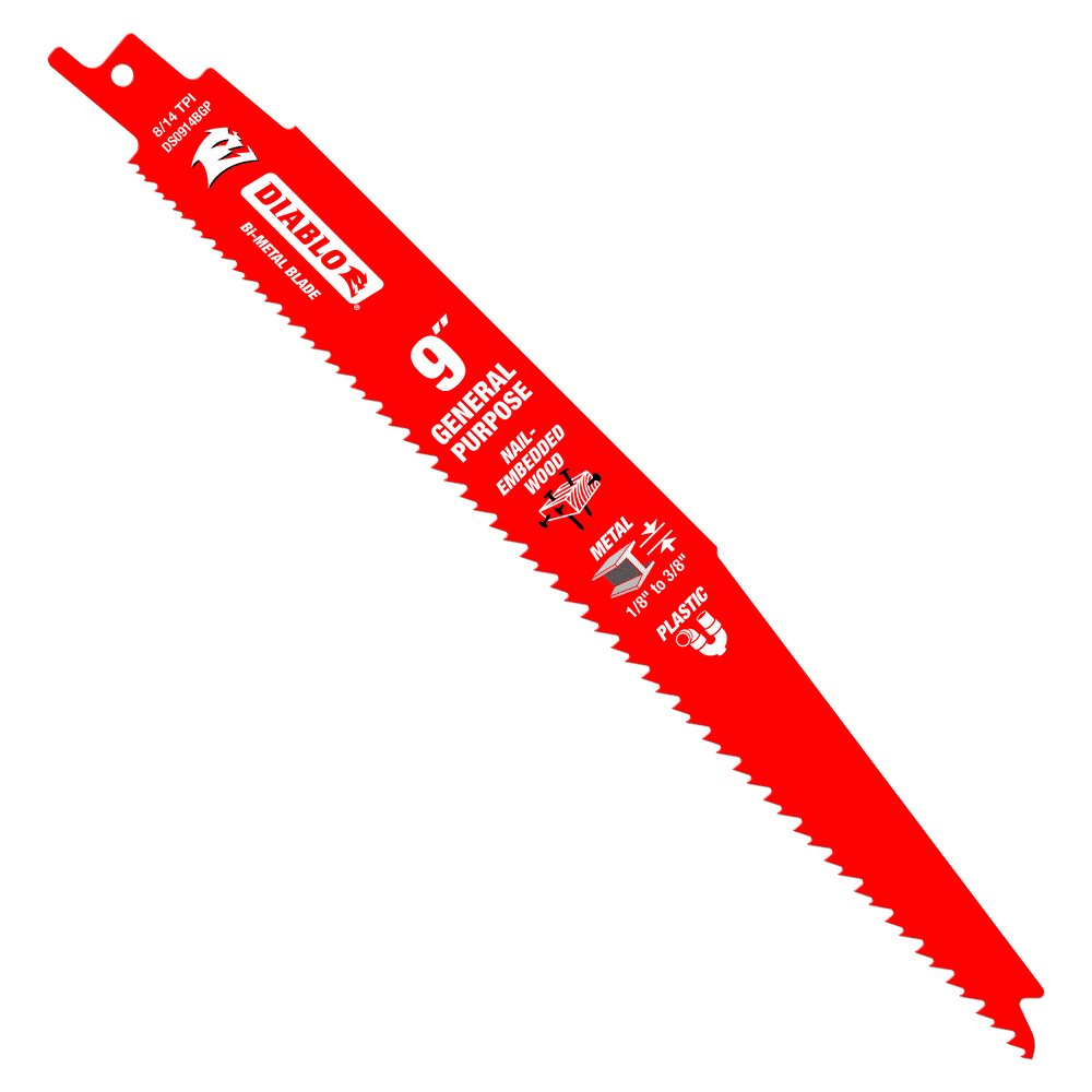 Diablo Bi-Metal Reciprocating Blades General