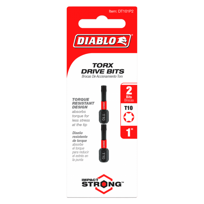 Diablo Screwdriving Torx
Drive Bits Diablo Screwdriving Torx
Drive Bits