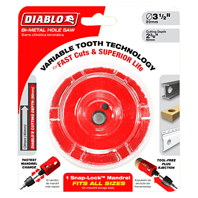Diablo Bi-Metal Hole Saws
