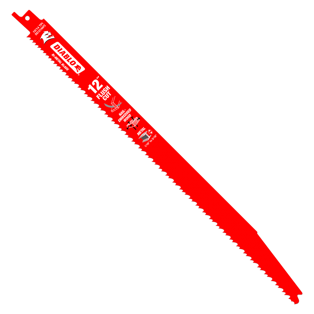 Diablo Bi-Metal Reciprocating Blades FLUSH - Bi-Metal General Diablo Bi-Metal Reciprocating Blades FLUSH - Bi-Metal General
