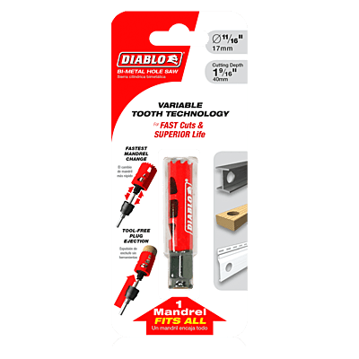 Diablo Bi-Metal Hole Saws