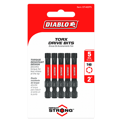 Diablo Screwdriving Torx
Drive Bits Diablo Screwdriving Torx
Drive Bits