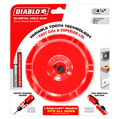 Diablo Bi-Metal Hole Saws