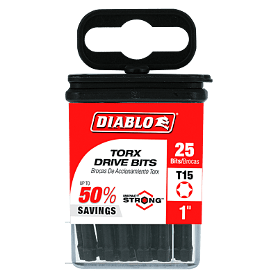 Diablo Screwdriving Torx
Drive Bits Diablo Screwdriving Torx
Drive Bits