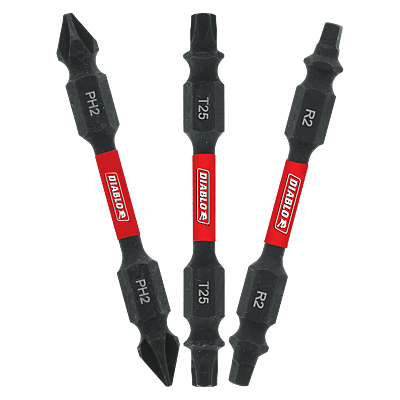 Diablo 2-3/8" Double-Ended Drive Bit Assorted Pack Diablo 2-3/8" Double-Ended Drive Bit Assorted Pack