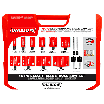 Diablo  Bi-Metal - General Purpose Hole Saw Sets