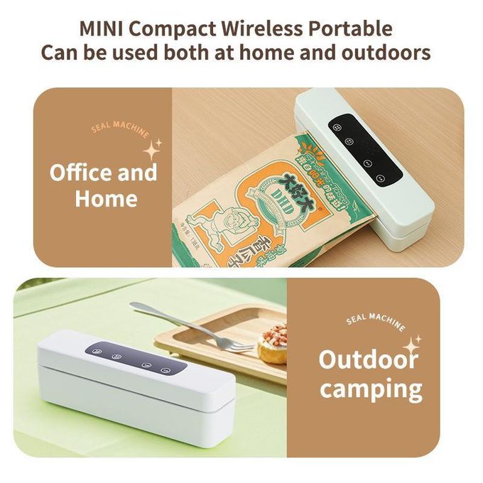 2IN1 RECHARGEABLE SEALING MACHINE - VACUUM SEALING & NORMAL SEALING