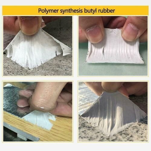 Waterproof Self-adhesive Tape Aluminum Butyl Foil For Roof Pipe Repairing