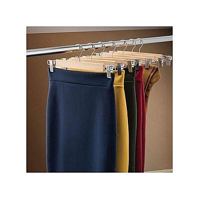 Natural Wooden Hangers-Pack of 10 Natural Wooden Hangers-Pack of 10