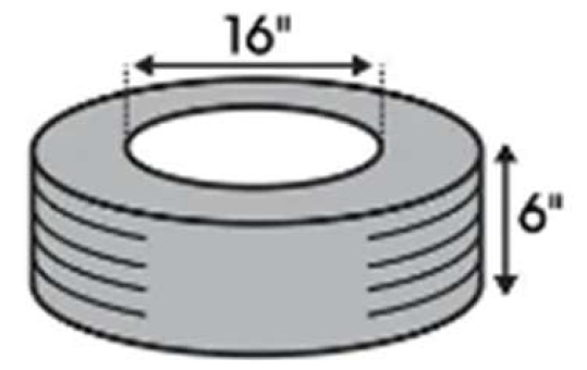 FLEJE NEGRO DE POLIPROPILENO 1/2'' X 7200'