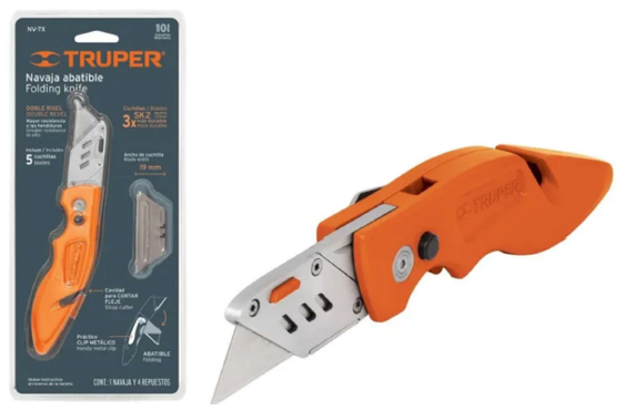 NAVAJA ABATIBLE CUERPO METALICO TRUPPER 17025