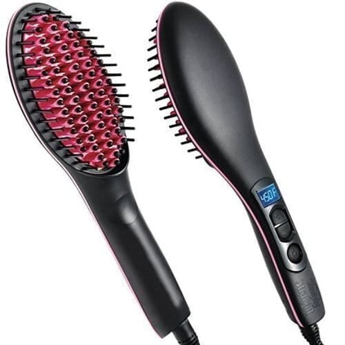 SIMPLY STRAIGHT CERAMIC HAIR STRAIGHTENING BRUSH HAIR STRAIGHTENER HOT STAYLING COMB