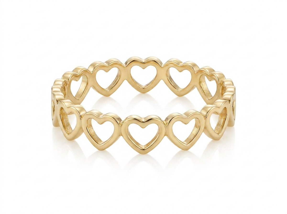 Anillo de Corazones de oro