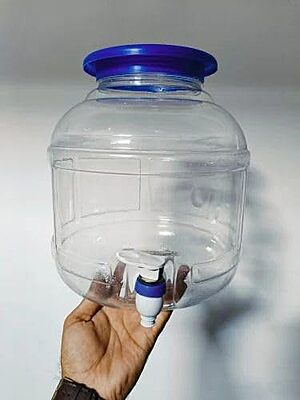Amazkart Plastic Water Dispenser Jar with Tap