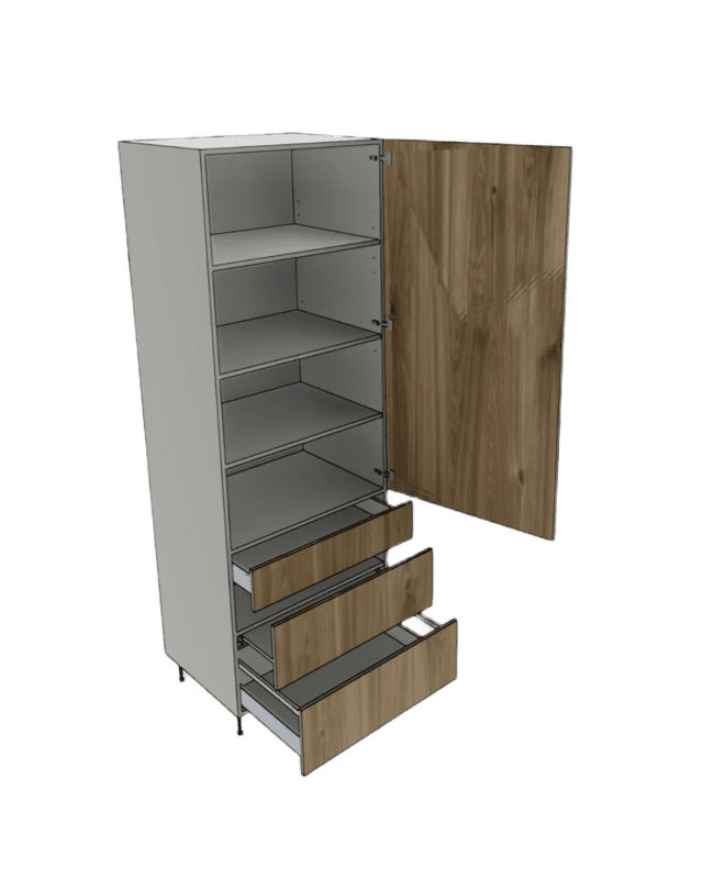 TALL PANTRY 2 BOTTOM 1 TOP DRAWER 1 DOOR CUSTOM