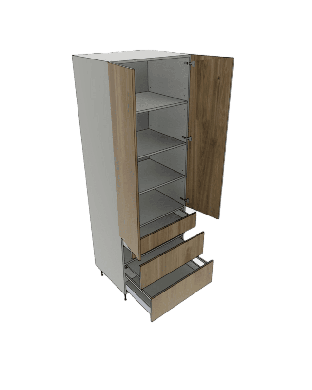 TALL PANTRY 2 BOTTOM 1 TOP DRAWER 2 DOOR CUSTOM