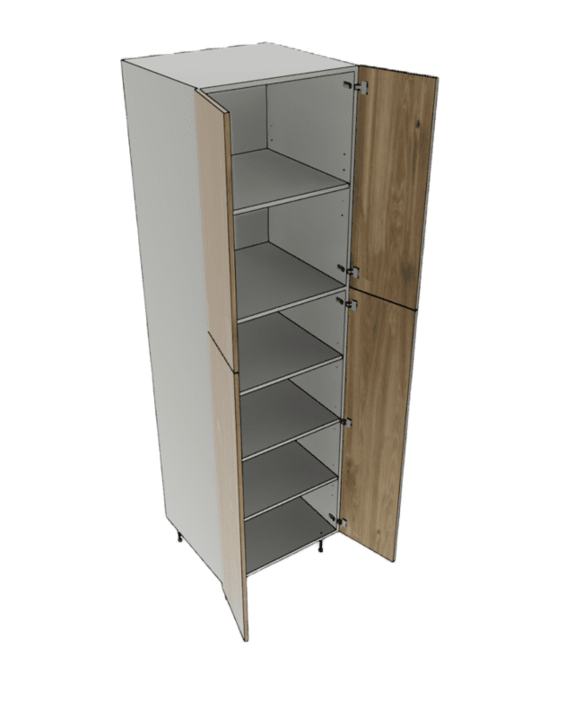 TALL PANTRY 2 BOTTOM 2 TOP DOOR WALL MATCH CUSTOM