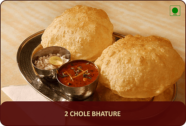 Chole Bhatura - 2 Pcs
