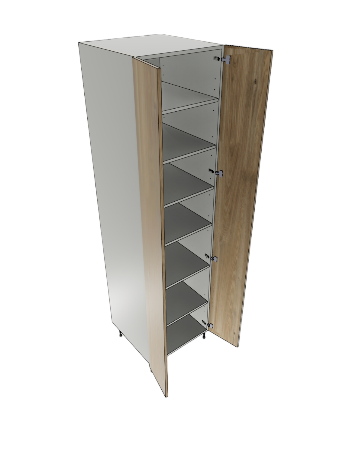 TALL PANTRY CABINET 2 DOOR