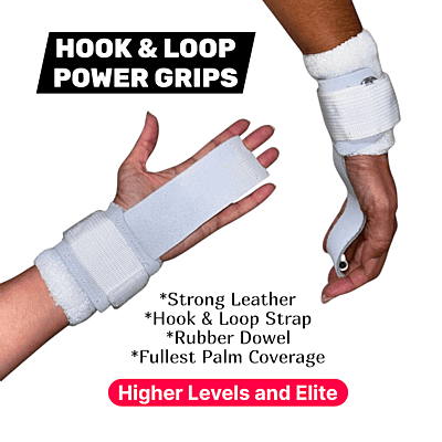 QALARO HOOK & LOOP (VELCRO) POWER GRIPS