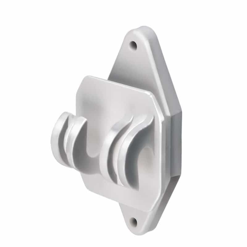 Speedrite Wood Post Jumbo Claw Insulator White - 25 Pcs