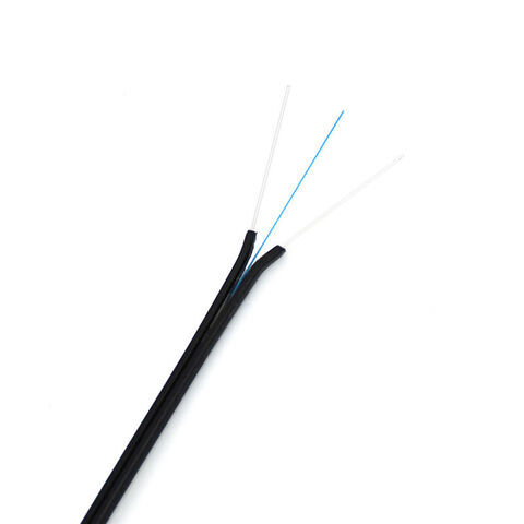 2 core FTTH indoor fiber optic drop cable multi mode OM3