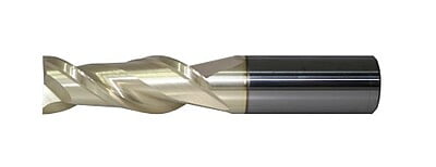 Solid Carbide High Performance Zirconium Coated 2 Flute HPC End Mill(02500.03750.R02.S00000.)