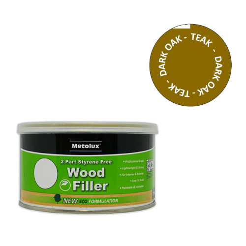 Wood Filler - 2 Part - 0.5Kg - Dark Oak Wood Filler - 2 Part - 0.5Kg - Dark Oak
