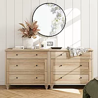 Farmhouse 6 drawer dresser