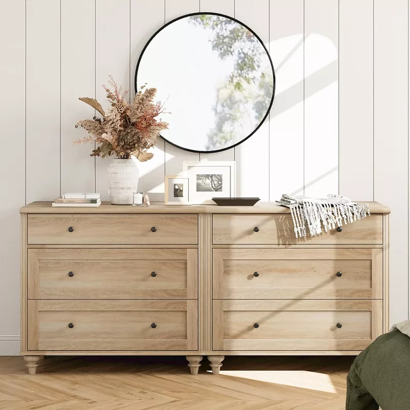 Farmhouse 6 drawer dresser