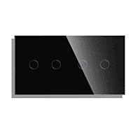 Zigbee 2+2 Gang Switch - Black Zigbee 2+2 Gang Switch - Black