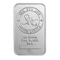 100g Silver Minted Bar The Big Five